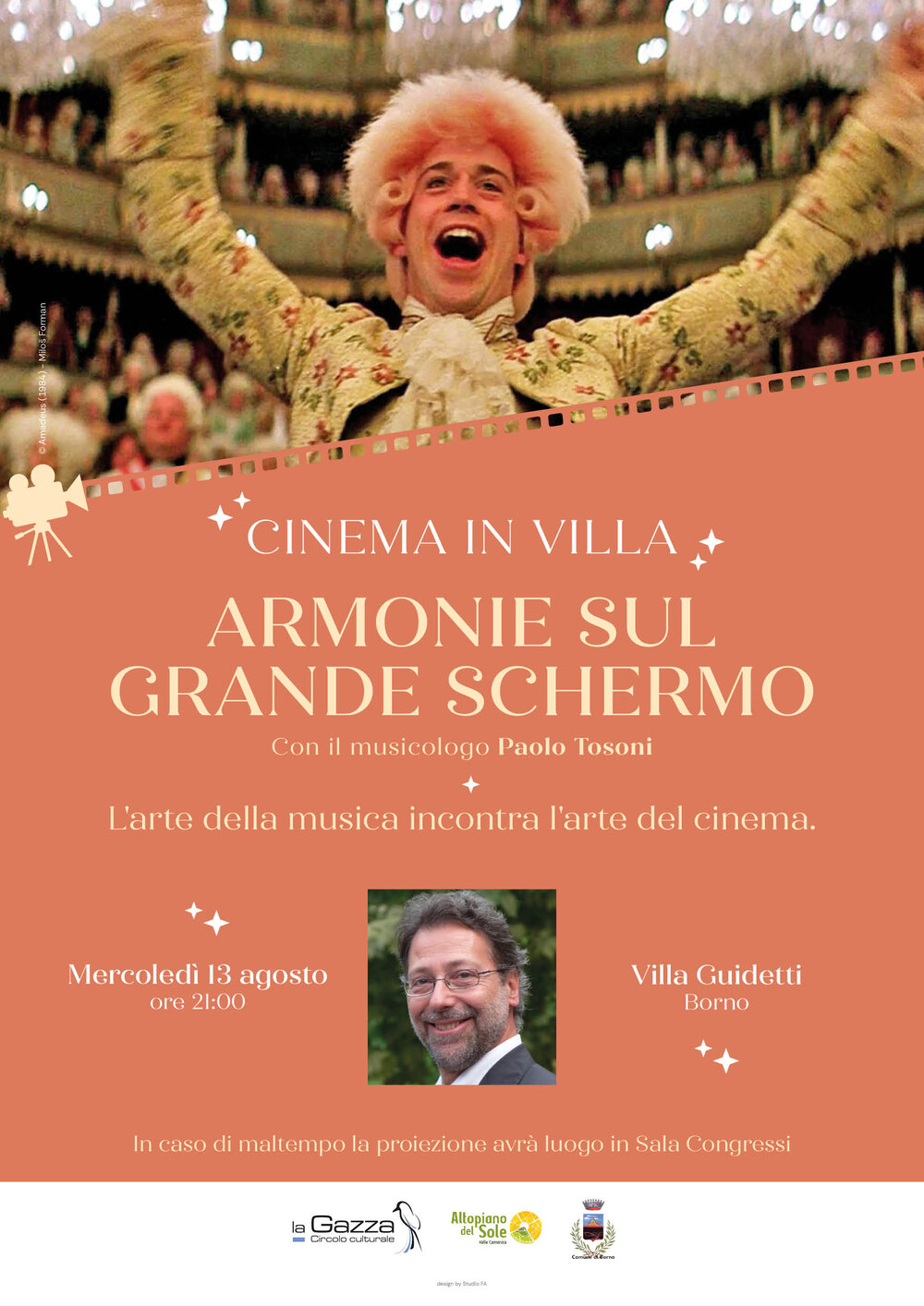13 agosto 2025: Armonie sul grande schermo - con Paolo Tosoni