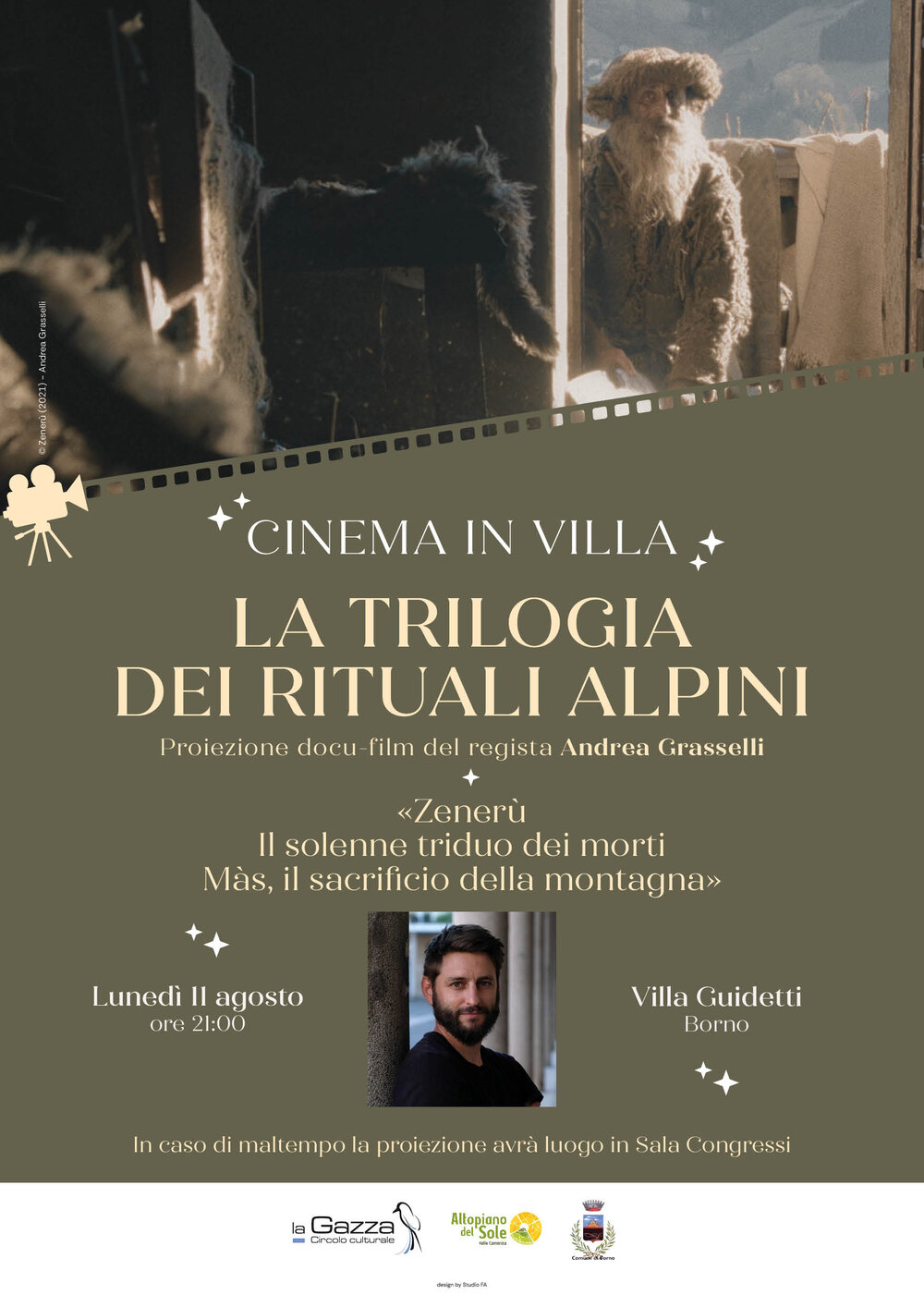 11 agosto 2025: La trilogia dei rituali alpini - docu-film di Andrea Grasselli
