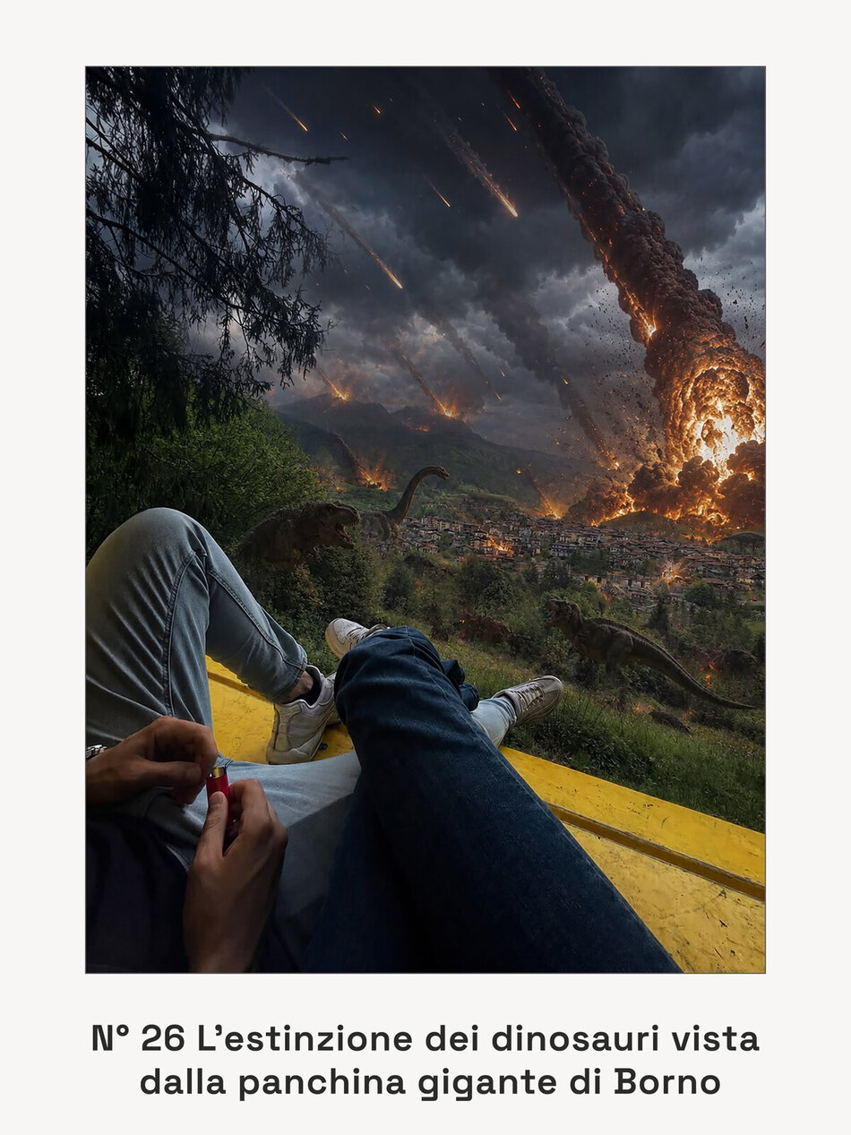 Giulia Farina - L’estinzione dei dinosauri vista dalla panchina gigante di Borno
