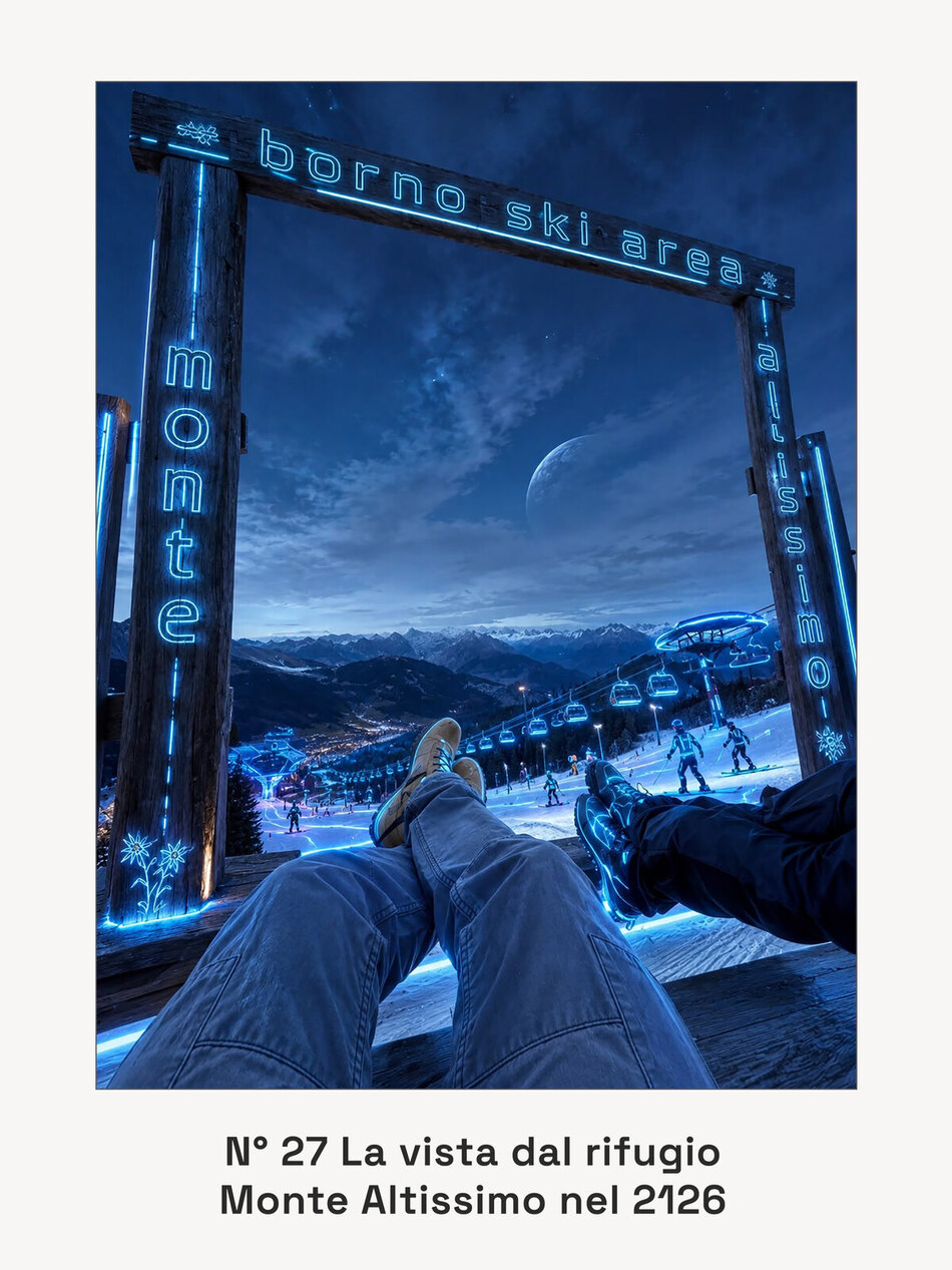Giulia Farina - La vista dal rifugio monte altissimo nel 2126