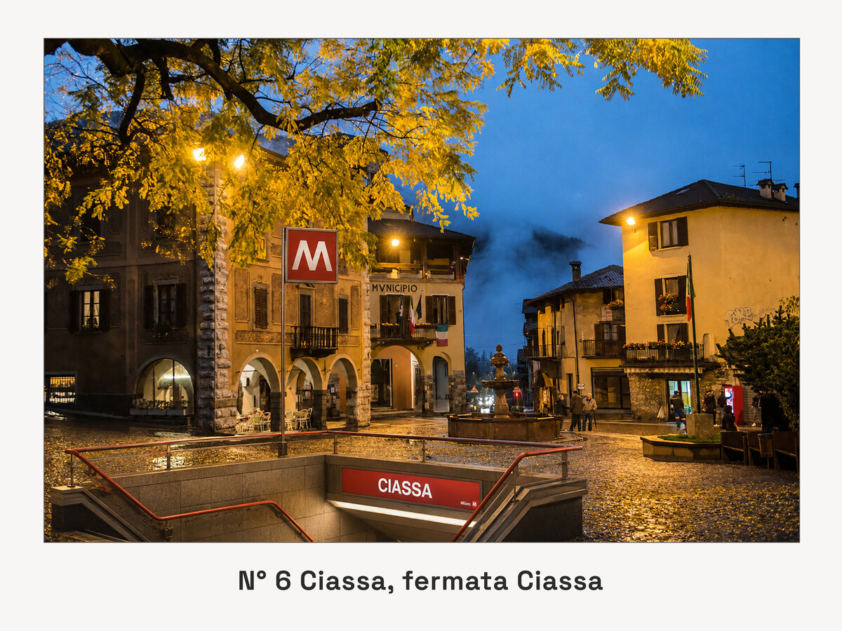 Angelo Mensi - Ciassa fermata Ciassa